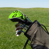 Groene Alien Veel Succes Golfheadcover (Insitu)