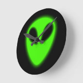 Groene Alien-wandkast Ronde Klok (Hoek)