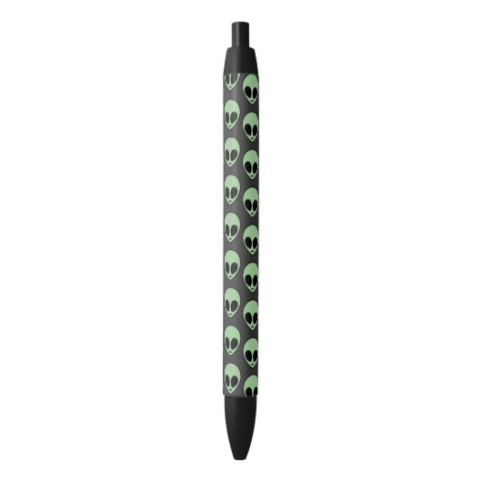 Groene Alien Zwarte Inkt Pen (Voorkant Verticaal)