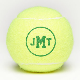 Groene All-American Monogram Tennis Balls Tennisballen