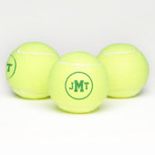 Groene All-American Monogram Tennis Balls Tennisballen (Multi)