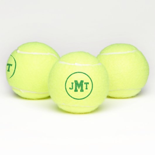 Groene All-American Monogram Tennis Balls Tennisballen (Multi)