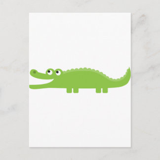 Groene Alligator Briefkaart