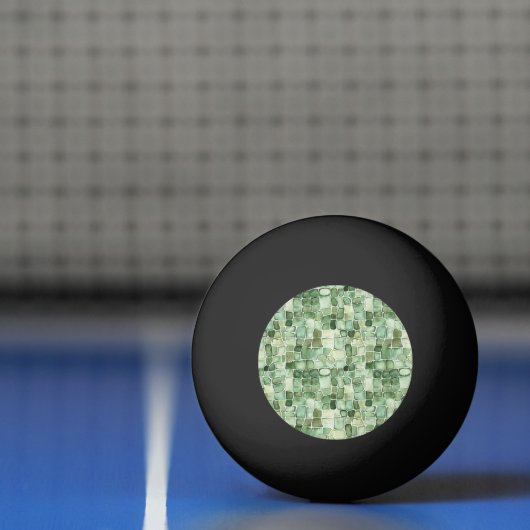 Groene Alligator Dierenprint Pingpongbal (Net)