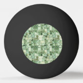 Groene Alligator Dierenprint Pingpongbal (Achterkant)