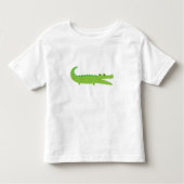 Groene Alligator Kinder Shirts (Voorkant)
