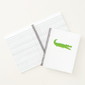 Groene Alligator Notitieboek (Binnen)