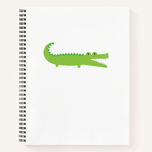Groene Alligator Notitieboek (Voorkant)