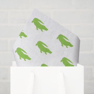 Groene Alligator Preppy Designer Southern Fun Tissuepapier