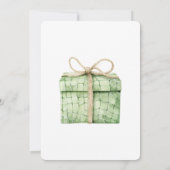 Groene Alligator Print Cadeau Verjaardag Kaart (Achterkant)