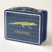 Groene Alligator Realistisch Grafisch Gepersonalis (Voorkant)