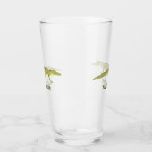 Groene Alligator Realistisch Grafisch Gepersonalis Glas (Links)