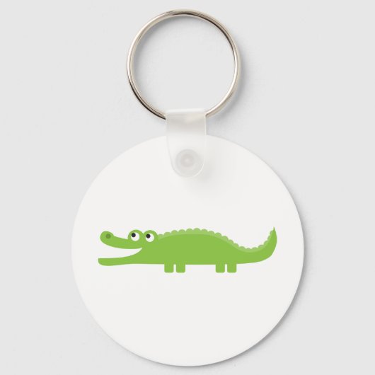 Groene Alligator Sleutelhanger (Voorkant)