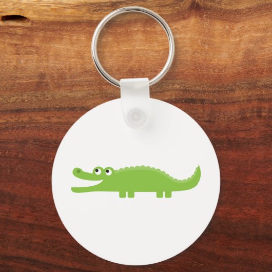 Groene Alligator Sleutelhanger (Voorkant)