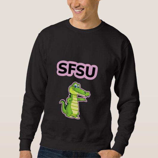 Groene Alligator Trui (Voorkant)