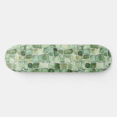 Groene Alligatorprint     Persoonlijk Skateboard (Horizontaal)