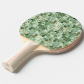 Groene Alligatorprint     Tafeltennisbatje (Voorkant Gekanteld)