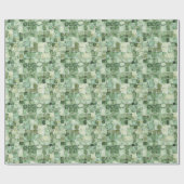 Groene Alligatorprint Verjaardag Cadeaupapier (Vlak)