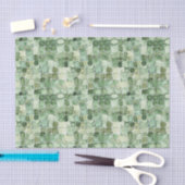 Groene Alligatorprint Verjaardag Tissuepapier (Craft)