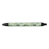 Groene Alligatorprint Zwarte Inkt Pen (Voorkant)