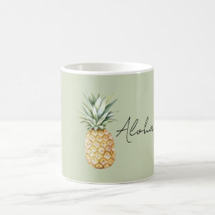 Groene Aloha Ananas Koffiemok