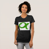 Groene Alpenhoorn T-shirt (Voorkant volledig)