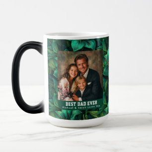 Groene Amaryllis Print Grote Papa Vader Uniek Magische Mok
