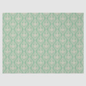 Groene anananas Damask-decoupage Tissuepapier (Voorkant)