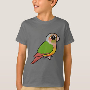 Groene anananasappelwijn met baarmoederhals t-shirt