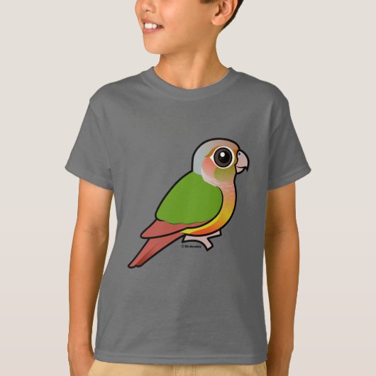 Groene anananasappelwijn met baarmoederhals t-shirt (Voorkant)