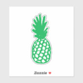 Groene Ananas Design Sticker (Vel)