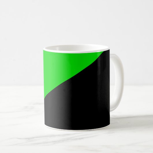 Groene anarchist koffiemok (Voorkant rechts)