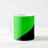 Groene anarchist koffiemok (Voorkant links)
