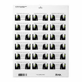 Groene anjer Adresetiketten voor Gay Wedding Etiket (Full Sheet)