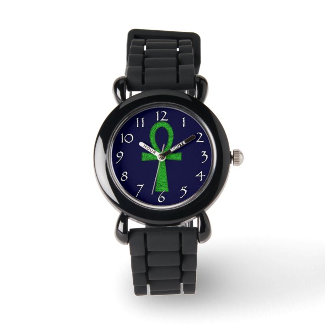 Groene Ankh horloges (Voorkant)