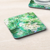 Groene annatie bier onderzetter (Linkerzijde)