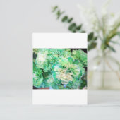Groene annatie briefkaart (Staand voorkant)
