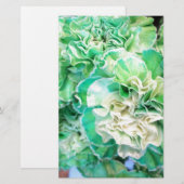 Groene annatie briefpapier (Voorkant / Achterkant)