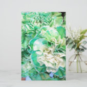 Groene annatie briefpapier (Staand voorkant)