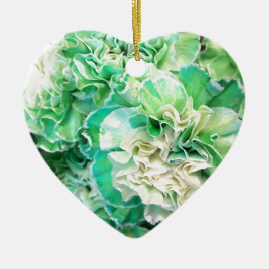 Groene annatie keramisch ornament (Voorkant)