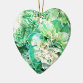 Groene annatie keramisch ornament (Links)