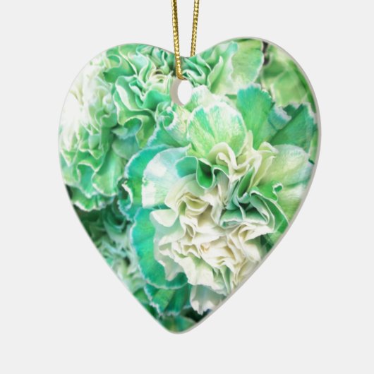 Groene annatie keramisch ornament (Links)