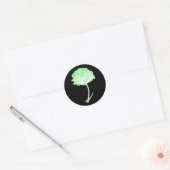 Groene annatie ronde sticker (Envelop)