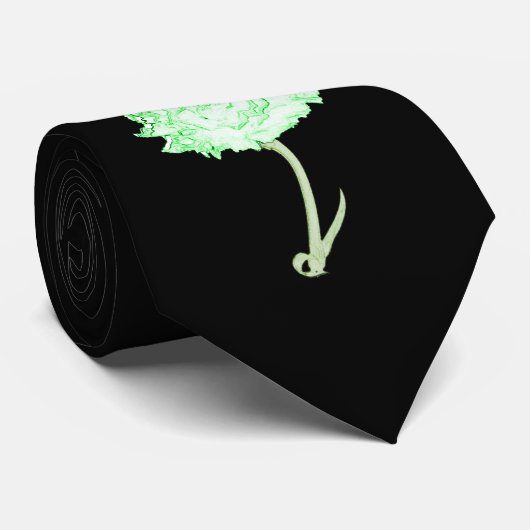 Groene annatie stropdas (Opgerold)