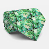 Groene annatie stropdas (Opgerold)