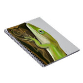 Groene Anolis Hagedis Notitieboek (Rechterzijde)