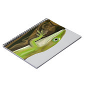 Groene Anolis Hagedis Notitieboek (Linkerzijde)