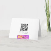 Groene Anthurium Hart Tropische Bloem Sympathie Kaart (Achterkant)