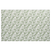 Groene antieke bloem toile stof (Yard (91,4 cm))