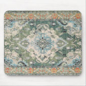 Groene antieke tapijt muismat (Voorkant)
